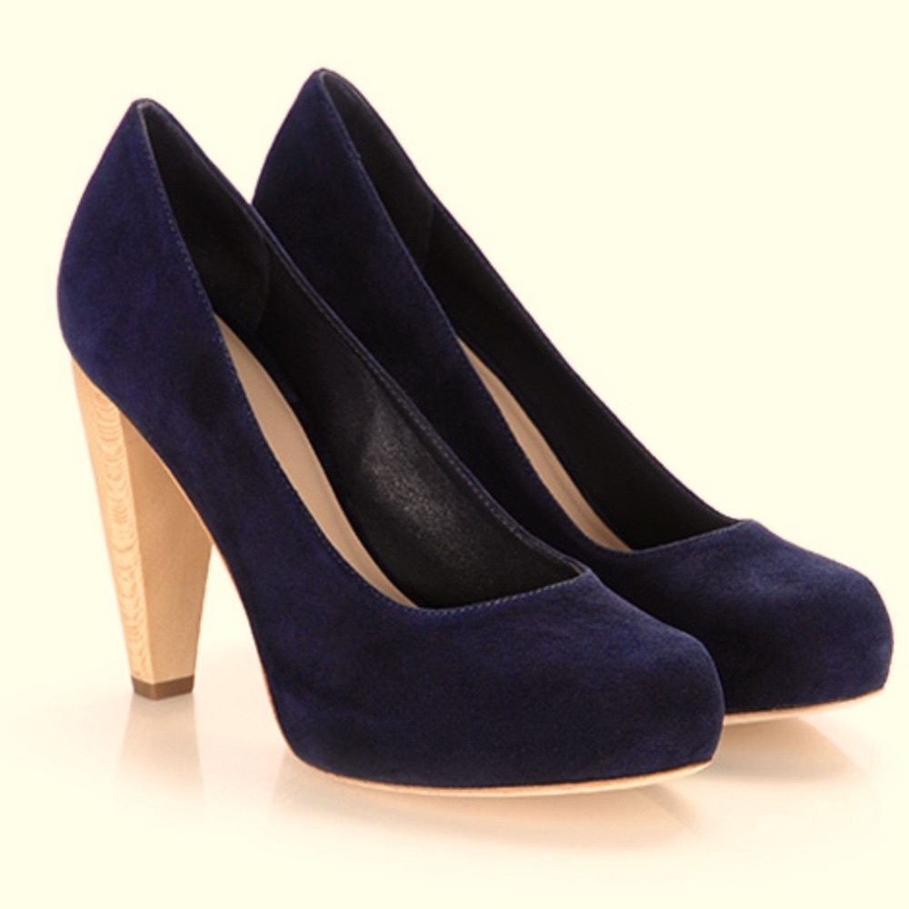 Loeffler Randall “Esther” Black Suede Platform Heels PRICE DROP!